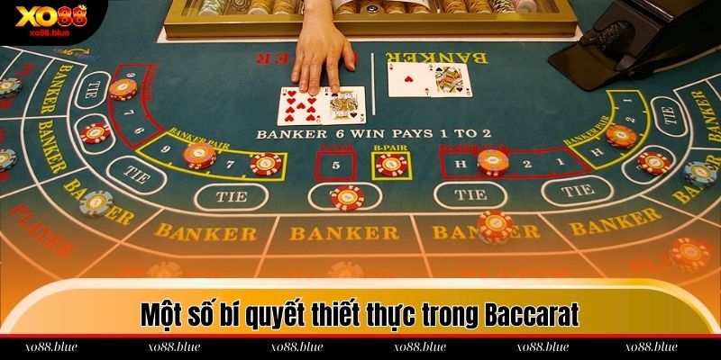 Một số bí quyết thiết thực trong Baccarat