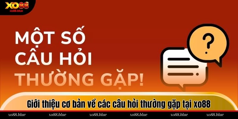 Giới thiệu cơ bản về các câu hỏi thường gặp tại xo88