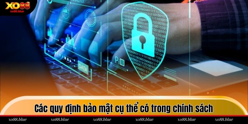 Các quy định bảo mật cụ thể có trong chính sách