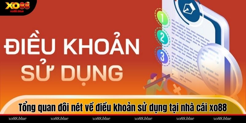 Điều Khoản Sử Dụng Tổng quan đôi nét về điều khoản sử dụng tại nhà cái xo88