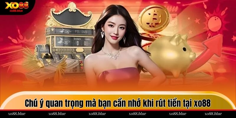 Những chú ý quan trọng mà bạn cần nhớ khi rút tiền tại xo88